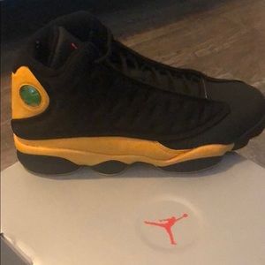 Air Jordan Retro 13 Black and Yellow